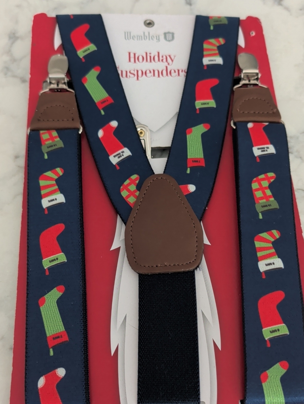 Nwt Adult Holiday Suspenders